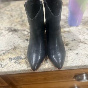 Frye Ankle Boots with Pointed Toe and Stiletto Heel